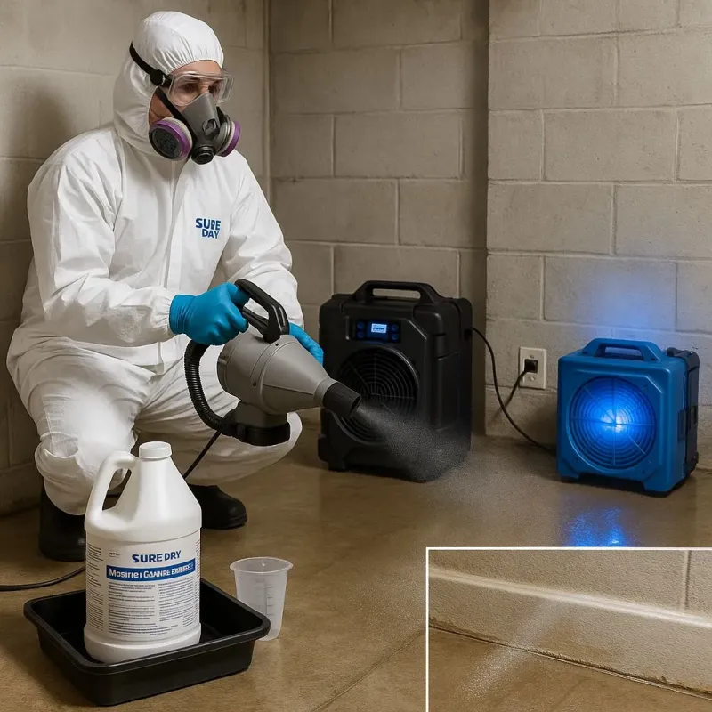 Sanitization and Odor Removal process in Pantego, TX