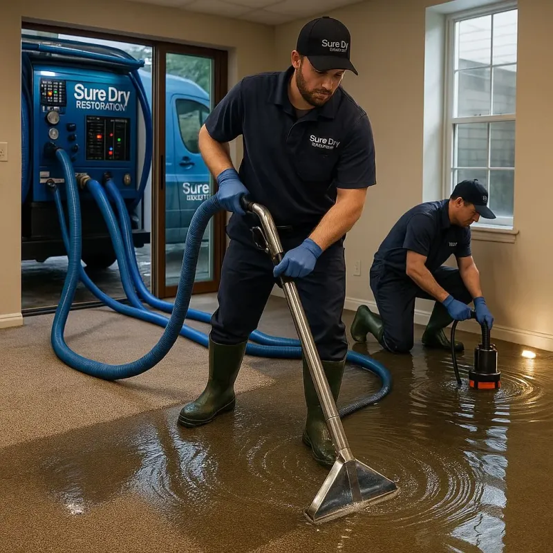 Water Extraction and Removal process in Pantego, TX